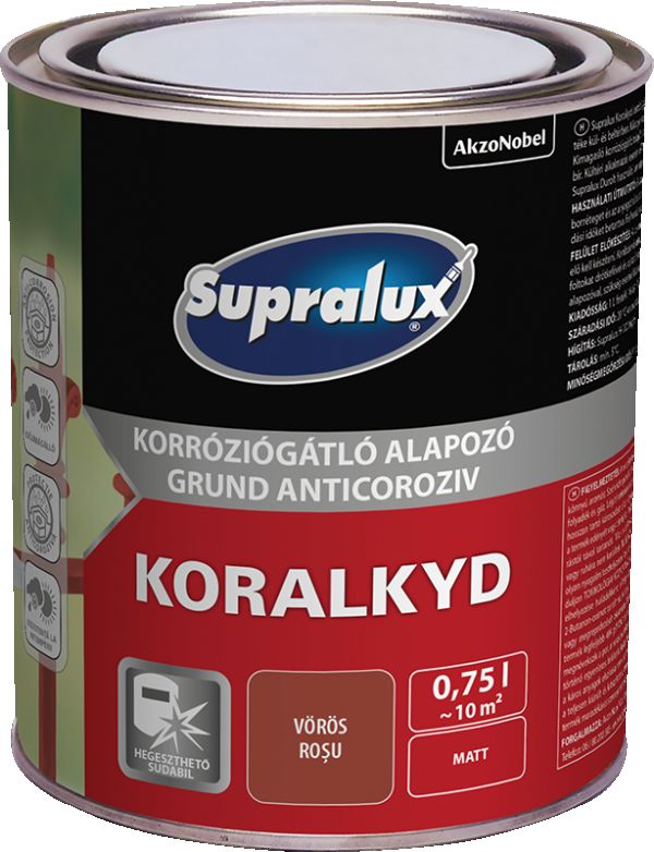 Supralux koralkyd korróziógátló