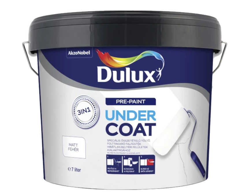 DULUX UNDER COAT 3 IN 1 TÖLTŐ FOLTTAKARÓ FESTÉK