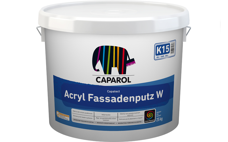  Caparol Acryl Fassadenputz W Fehér vakolat