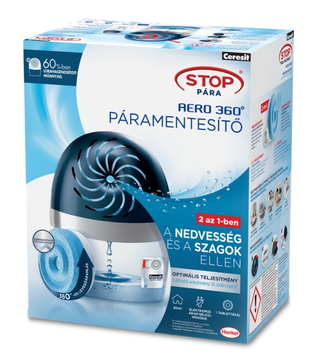 CERESIT STOP PÁRA KÉSZÜLÉK AERO360+1X450G TABLETTA