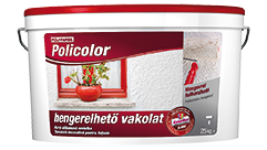 Policolor hengerelhető vakolat 0.2mm-0.5mm fehér