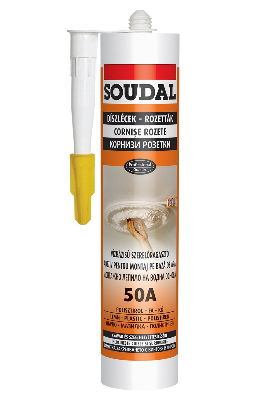 Soudal 50A vízbázisú szerelőragasztó