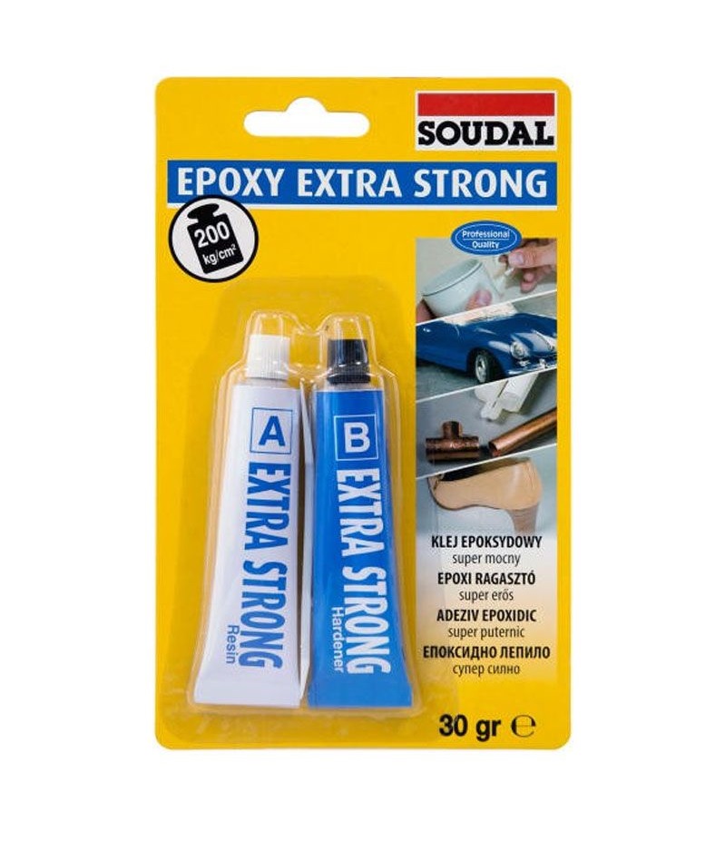 Soudal extra erős epoxy ragasztó