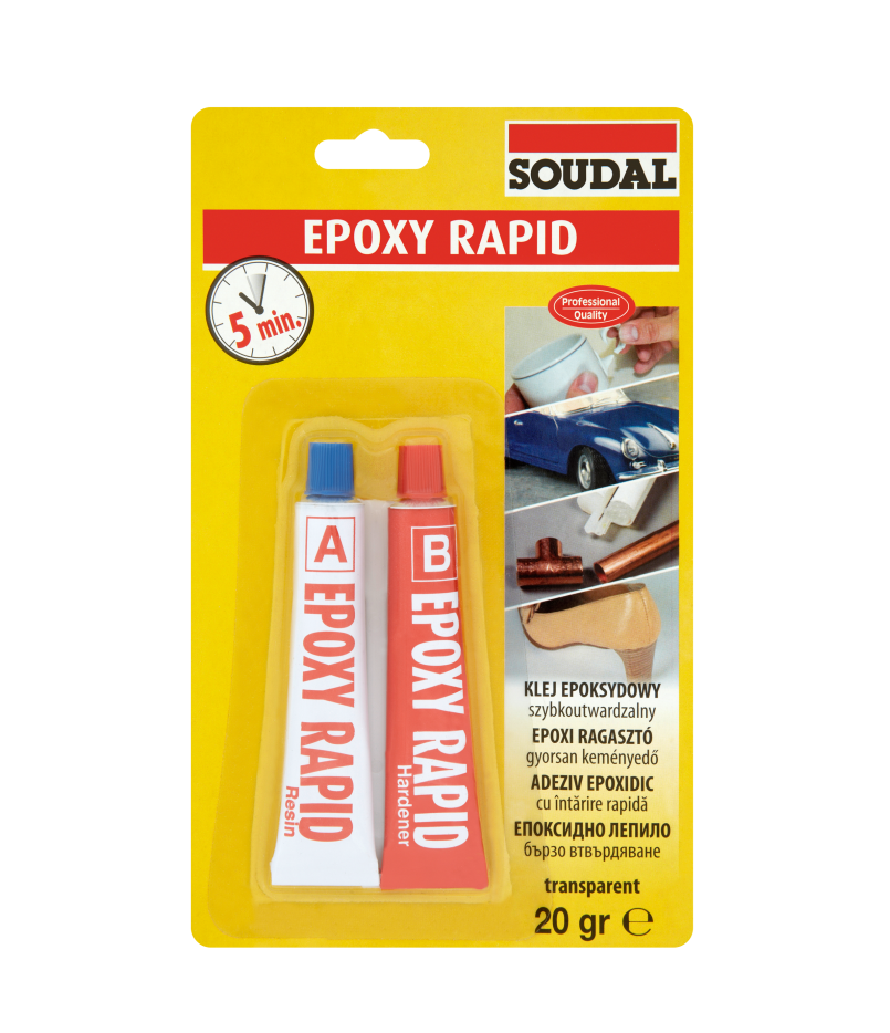 Soudal epoxy rapid gyorsan keményedő ragasztó