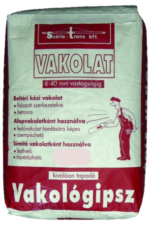 Széria mestervakolat 5-30mm