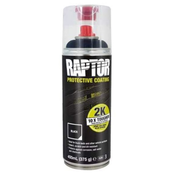 U-Pol Raptor fekete spray 2K
