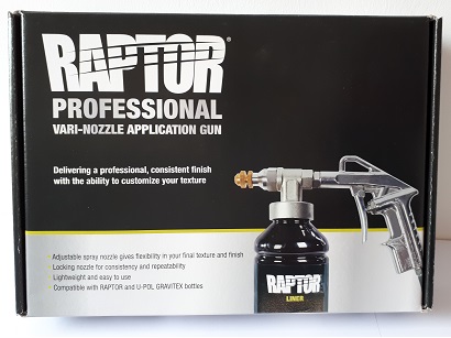 U-Pol Raptor Rücsi pisztoly Vari-Nozzle