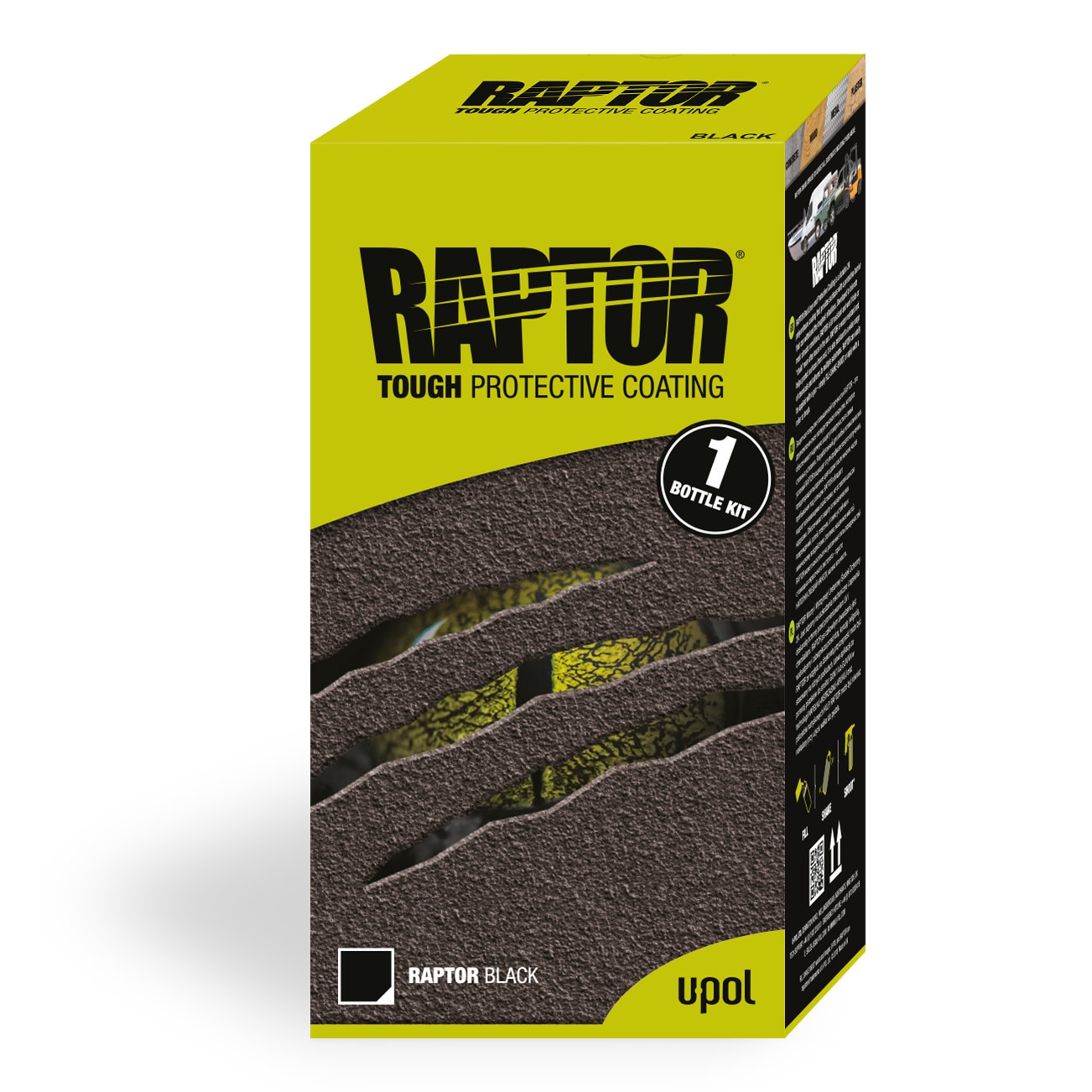 U-Pol Raptor rakfelület védő bevonat fekete szett